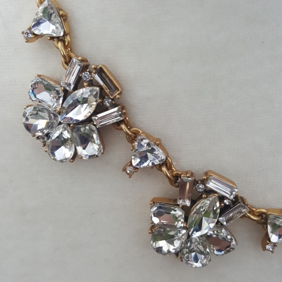 J. Crew Crystal Necklace Prom Jewelry - Picture 3 of 5